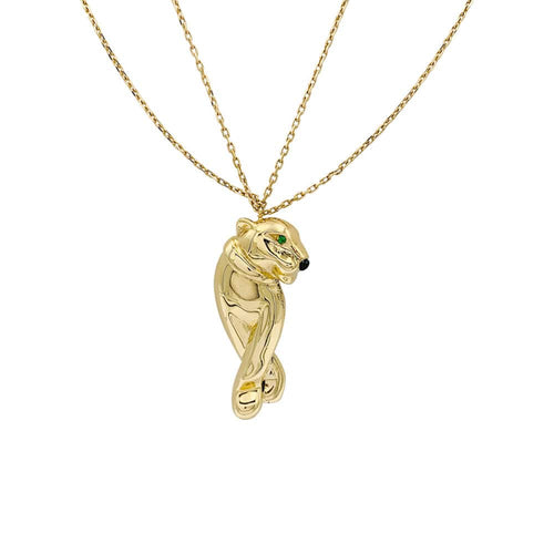 Collier Collier Cartier, "Panthère de Cartier", or jaune. 58 Facettes 32344