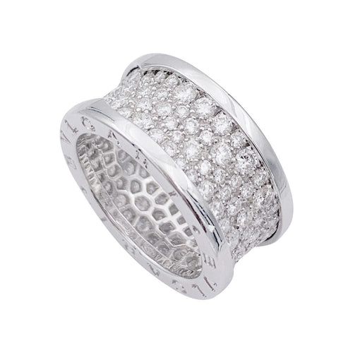Bague 53 Bague Bulgari, "B.Zero1", or blanc et diamants. 58 Facettes 33171