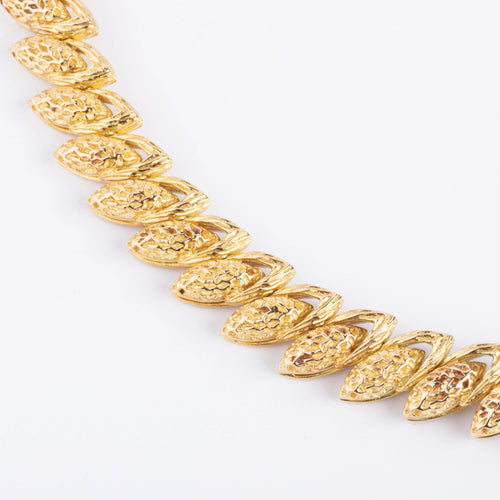 Collier Collier or jaune,platine et diamants des années 1960 58 Facettes