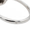 Bague 57 Bague Marguerite Or blanc Emeraude 58 Facettes 2735889CN