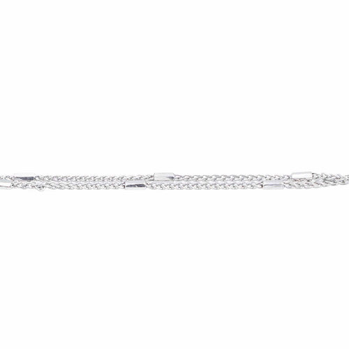 Bracelet Bracelet Chaîne Or blanc 58 Facettes 2303324CN