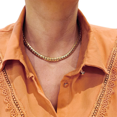 Collier Collier Cartier maille anglaise. 58 Facettes 31018