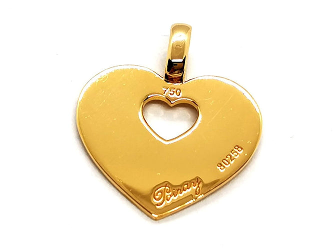 Collier Poiray Pendentif Coeur secret Or jaune 58 Facettes 1763507CN