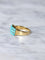 Bague chevalière vintage turquoises 58 Facettes