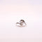 Bague Bague or blanc perle de Tahiti et diamants 58 Facettes