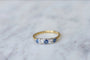 Bague Bague jarretière saphirs et diamants 58 Facettes