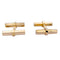 Boutons de manchette Boutons de manchette Cartier en or jaune, acier, onyx et aventurine. 58 Facettes 32495