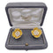 Boucles d'oreilles Boucheron - Boucles d'oreilles églantine, émail et diamants. 58 Facettes 32505