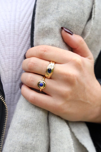 Bague 53 Bague Or jaune Saphir 58 Facettes 1692606CN
