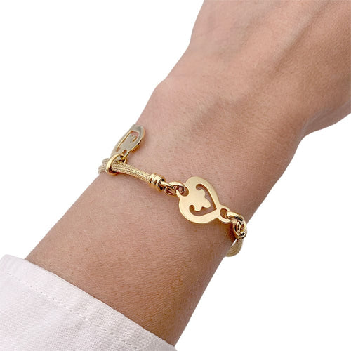 Bracelet Bracelet O.J. Perrin "Légende" en or jaune. 58 Facettes 32897