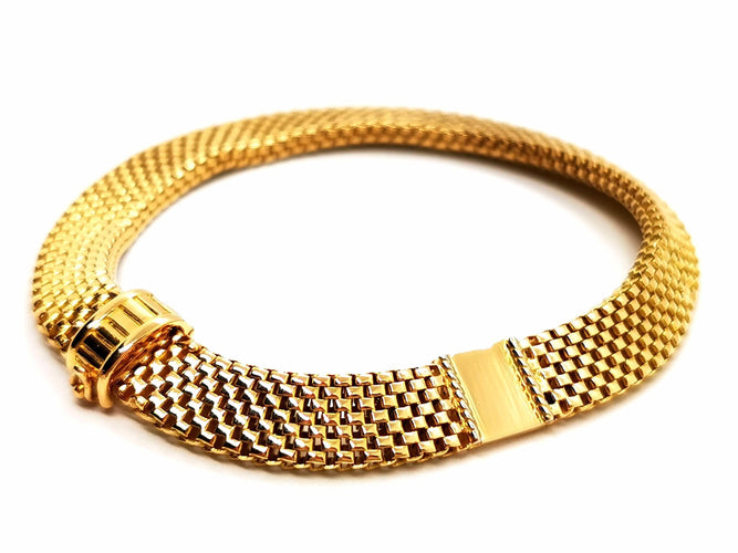 Bracelet Bracelet Maille Vénitienne Or jaune 58 Facettes 1468596CN