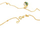 Collier Collier Chaîne + pendentif Or jaune Emeraude 58 Facettes 06591CD