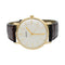 Montre Montre Jaeger en or rose, bracelet cuir. 58 Facettes 31457