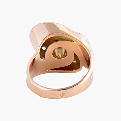 Bague Or Jaune / Diamants BAGUE  « TOURBILLON » OR & DIAMANTS 58 Facettes BO/220035