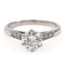 Bague 53 Bague Solitaire Or blanc Diamant 58 Facettes 2414552CN