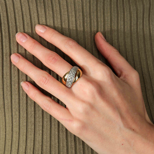 Bague BAGUE PAVAGE DIAMANTS 58 Facettes BO/220078 NSS