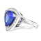 Bague Bague Or Gris, Tanzanite et Diamants 58 Facettes 31F00016