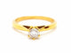Bague 53 Bague Solitaire Or jaune Diamant 58 Facettes 06338CD
