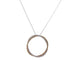 Collier collier POIRAY POIRAY tresse gm en or jaune & blanc diamants 58 Facettes 249003