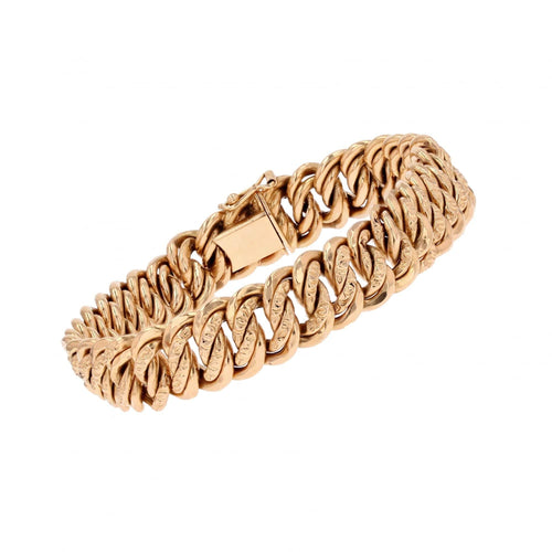 Bracelet Bracelet gourmette or jaune 58 Facettes CVBR40
