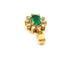 Pendentif Pendentif Fleur Or jaune Emeraude 58 Facettes 06530CD