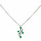 Collier Collier Pendentif Or Blanc Emeraude 58 Facettes 2601197CN
