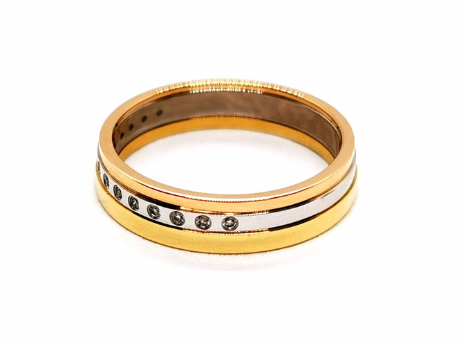 Bague 51 Bague Alliance Or jaune Diamant 58 Facettes 1186420CN
