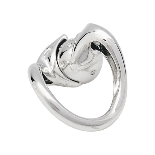 Bague 53 Bague Boucheron, "Trouble", or blanc, diamants. 58 Facettes 31844