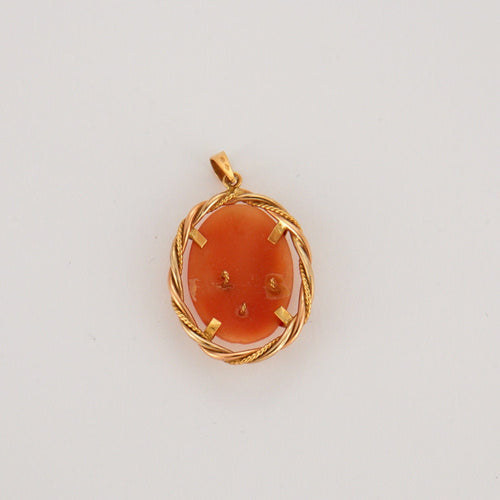 Pendentif Pendentif Camée profil de femme 58 Facettes EL2-34