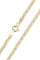 Collier CHAINE MAILLE PLATE FANTAISIE 58 Facettes 056911