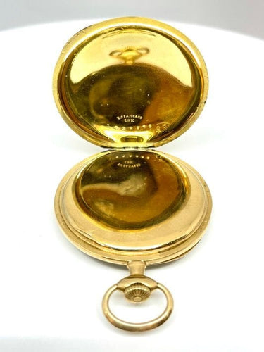 Montre Montre de poche mécanique or jaune signée Cartier/Tiffany and co 58 Facettes