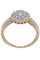 Bague 54 BAGUE MODERNE PAVAGE DIAMANTS 58 Facettes 070381