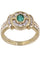 Bague BAGUE MODERNE ÉMERAUDE ET DIAMANTS 58 Facettes 081861