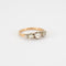 Bague Bague jarretière en or jaune, diamant 58 Facettes