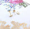 Boucles d'oreilles Boucles d'oreilles puces Aigue-marine 58 Facettes AA 1528