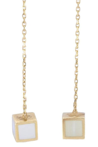 Boucles d'oreilles BOUCLES D'OREILLES PENDANTES CUBES 58 Facettes 057901