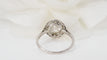 Bague 55 Bague Art Déco Platine Diamants 58 Facettes 31441