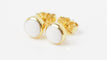 Boucles d'oreilles CLOZEAU - Boucles d'oreilles Or Résine blanche 58 Facettes clozeau
