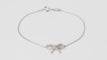 Bracelet Tiffany & Co - Bracelet Noeud  en platine et diamants 58 Facettes 32159