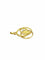Pendentif Pendentif cercles entrelacés en or jaune 58 Facettes