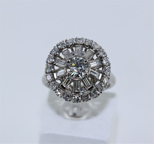 Bague Bague MELLERIO en platine et Diamants 58 Facettes