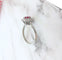 Bague 58 Bague Marguerite, en or blanc, rubis, diamants 58 Facettes AA 1557