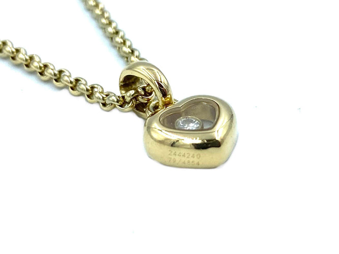 Pendentif CHOPARD - Collier or jaune et diamant 58 Facettes