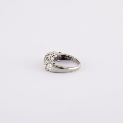 Bague 52.5 Bague Jarretière 5 Diamants 58 Facettes