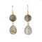 Boucles d'oreilles Pendants d'oreilles labradorites 58 Facettes 21-554A