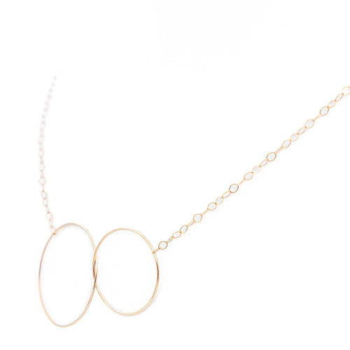 Collier Ginette NY Collier cercle Fusion Necklace Or jaune 58 Facettes 2322869CN