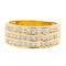 Bague 56 Bague Bandeau Or jaune Diamant 58 Facettes 2303354CN