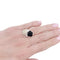 Bague 51 Bague Chanel, "Toi & Moi - Mini Camélia sculpté", or blanc, diamants. 58 Facettes 32413