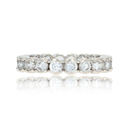 Bague 53 Alliance en diamants tour complet 58 Facettes 22-459
