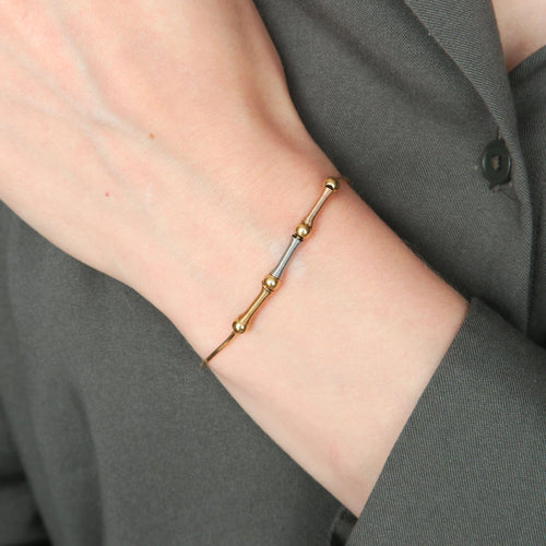 Bracelet Or Jaune BRACELET "RESSORT" TROIS ORS 58 Facettes BO/220048 NSS